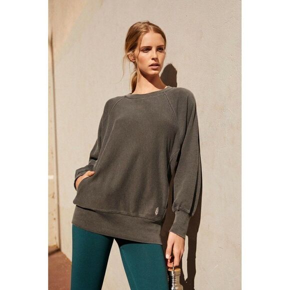 NEW FREE PEOPLE FP MOVEMENT Sz S BETTER DAYS SWEAT - Picture 1 of 5